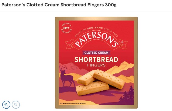 Scotland's most favourite clotted cream shortbread fingers brand new 300g brand new box sealed fast shipping to USA