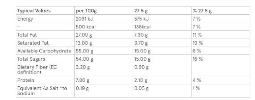British Cadbury's dairy milk  through a nut large chocolate bar 110g (pack of 3)